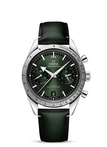 Omega Speedmaster 57 Master Chronometer 40.5 Stainless Steel / Green