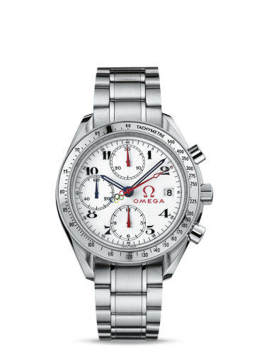 Omega Speedmaster Date 40 Stainless Steel / White / Bracelet / Olympic Timeless