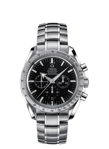 Omega Speedmaster Broad Arrow Stainless Steel / Black / Bracelet