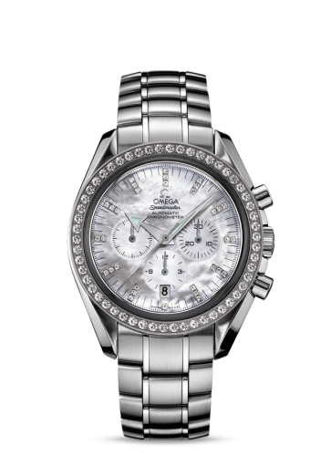 Omega Speedmaster Broad Arrow Stainless Steel / Diamond / MOP / Bracelet