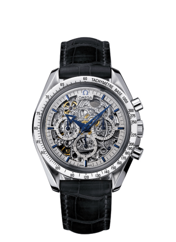 Omega Speedmaster Broad Arrow Platinum / Skeleton