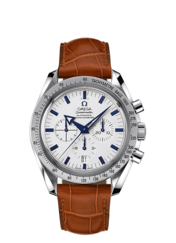 Omega Speedmaster Broad Arrow Stainless Steel / White