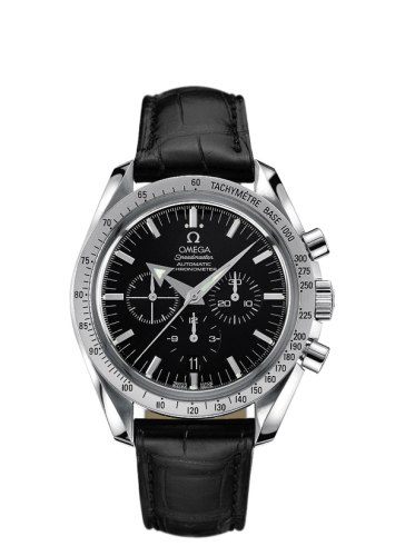 Omega Speedmaster Broad Arrow Stainless Steel / Black