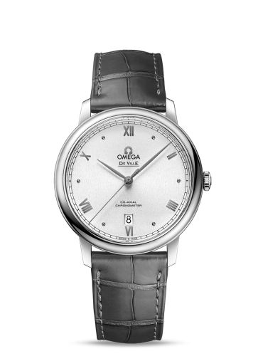 Omega De Ville Prestige Co-Axial 39.5 Stainless Steel / Silver Sunburst