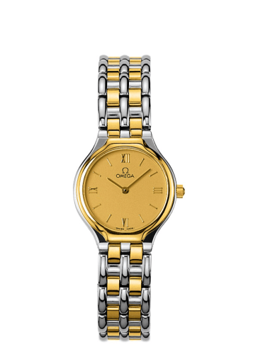 Omega De Ville Symbol 23.5 Stainless Steel / Yellow Gold / Champagne / Bracelet