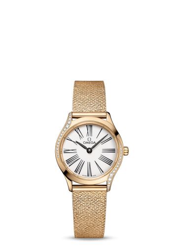 Omega Mini Trésor Quartz 26 Moonshine Gold - Diamond / White / Mesh