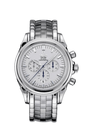 Omega De Ville Co-Axial 41 Chronograph Stainless Steel / Silver / Bracelet