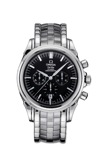 Omega De Ville Co-Axial 41 Chronograph Stainless Steel / Black / Bracelet