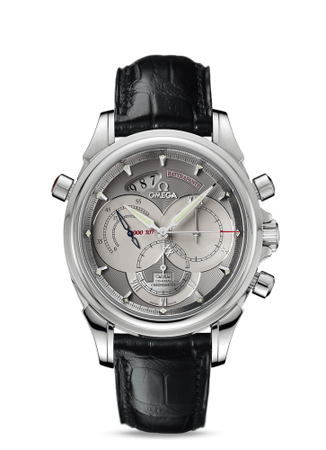 Omega De Ville Co-Axial 41 Chronoscope Rattrapante Platinum / Grey
