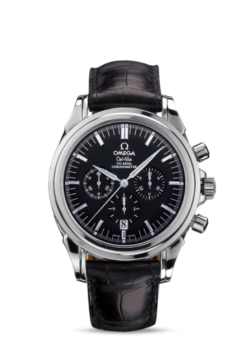 Omega De Ville Co-Axial 41 Chronograph Stainless Steel / Black