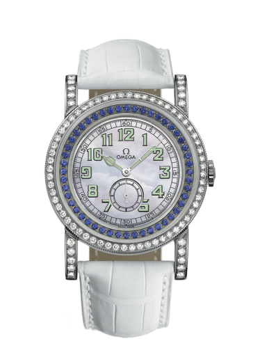Omega Museum Collection N° 1 "Pilots 1938" Aquarella Blue Sapphires