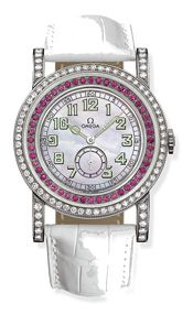 Omega Museum Collection N° 1 "Pilots 1938" Aquarella Pink Sapphires