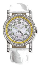 Omega Museum Collection N° 1 "Pilots 1938" Aquarella Yellow Sapphires