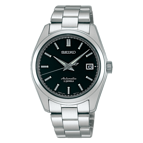 Seiko Mechanical Stainless Stainless Steel / Black / Bracelet