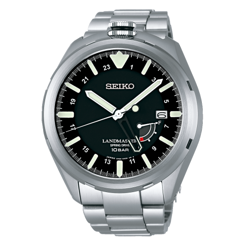 Seiko Prospex Landmaster Stainless Steel / Black / Bracelet