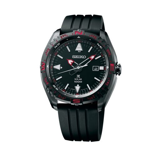 Seiko Prospex Land SNE425P1 Stainless Steel / Black / Strap