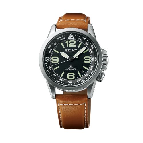 Seiko Prospex Land SRPA75K1 Stainless Steel / Black / Strap