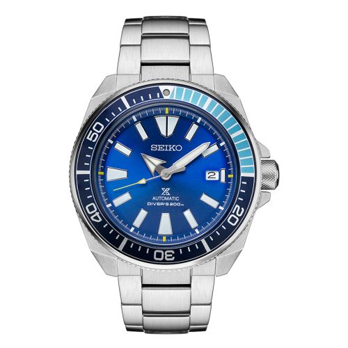 Seiko Prospex Diver Samurai Stainless Steel / Blue Lagoon / Bracelet