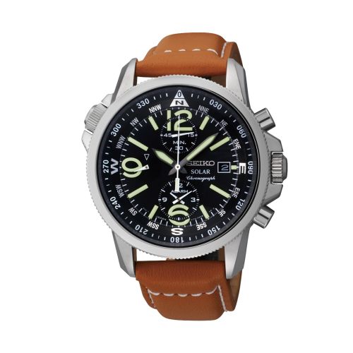 Seiko Prospex Land SSC081P1 Stainless Steel / Black / Strap