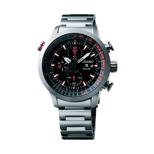 Seiko Prospex Sky SSC349P1 Stainless Steel / Black