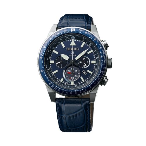 Seiko Prospex Sky SSC609P1 Stainless Steel / Blue