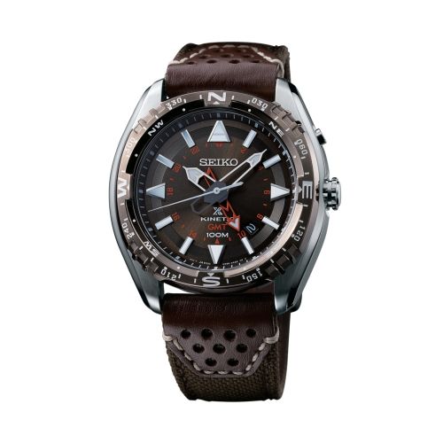 Seiko Prospex Land SUN061P1 Stainless Steel / Brown / Strap