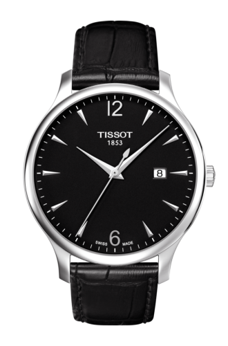 Tissot Tradition 42 Stainless Steel / Black / Strap