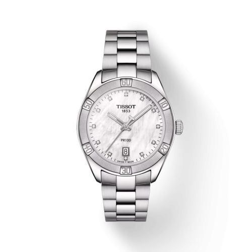 Tissot PR 100 Sport Chic 36 Stainless Steel / MOP / Bracelet