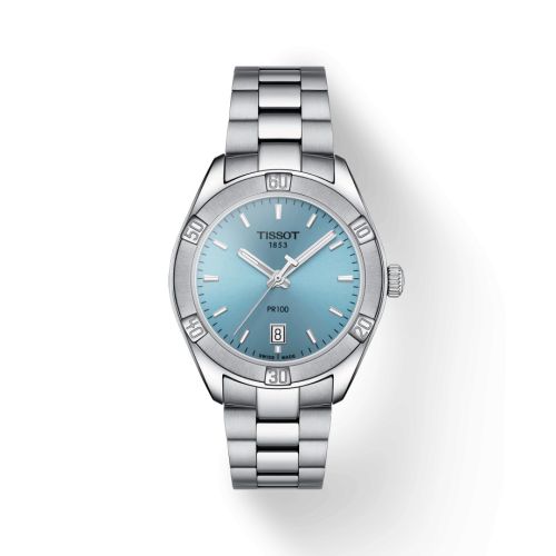 Tissot PR 100 Sport Chic 36 Stainless Steel / Blue / Bracelet
