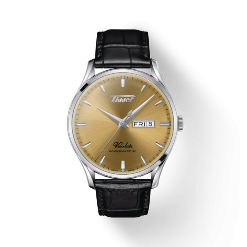 Tissot Visodate Powermatic 80 Stainless Steel / Champagne / Strap