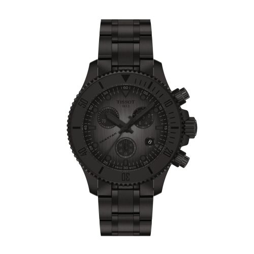 Tissot Seastar 1000 Quartz Chronograph PVD / Black / Bracelet