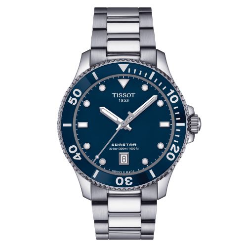 Tissot Seastar 1000 Quartz 40 Stainless Steel / Blue / Bracelet