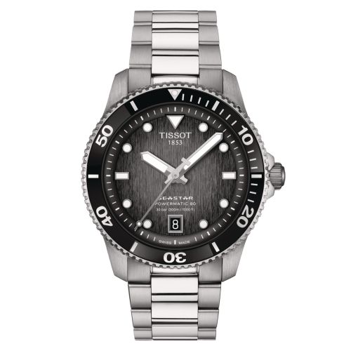 Tissot Seastar 1000 Powermatic 80 40 Stainless Steel / Grey / Bracelet