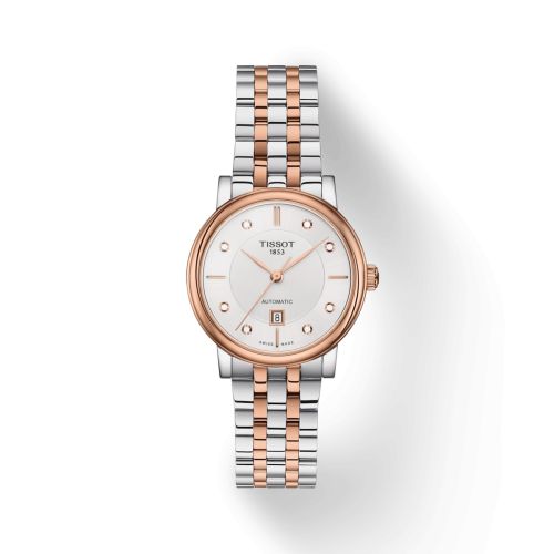Tissot Carson Premium Automatic 30 Stainless Steel - Rose Gold / Silver / Bracelet