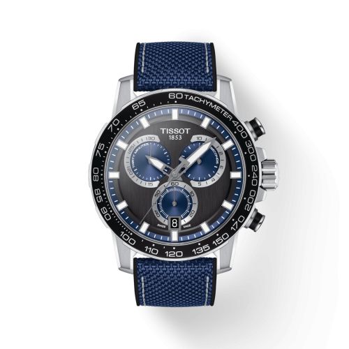 Tissot Supersport Chrono Stainless Steel / Black - Blue