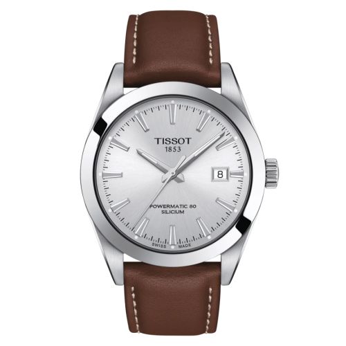 Tissot Gentleman Powermatic Stainless Steel / Silver / Strap