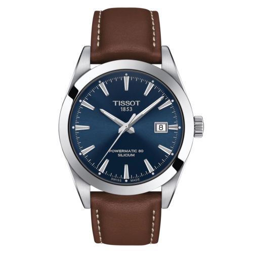 Tissot Gentleman Powermatic Stainless Steel / Blue / Strap