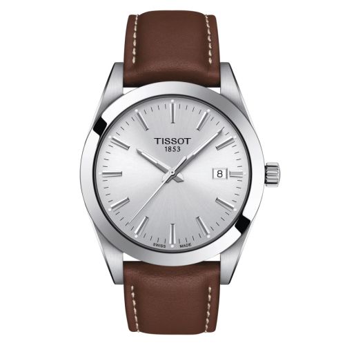 Tissot Gentleman Quartz Stainless Steel / Silver / Strap