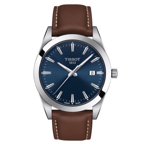 Tissot Gentleman Quartz Stainless Steel / Blue / Strap