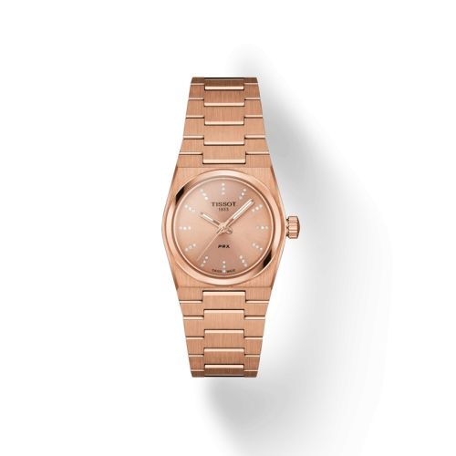 Tissot PRX Quartz 25 Rose Gold / Rose - Diamond