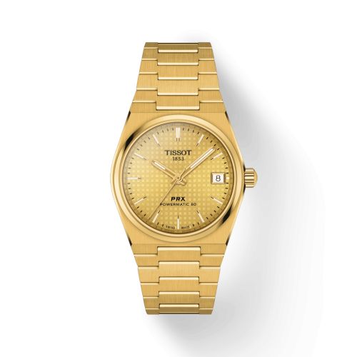 Tissot PRX 35 Powermatic 80 Yellow Gold / Champagne