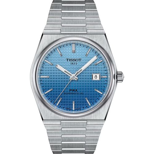 Tissot PRX Powermatic 80 Stainless Steel / Ice Blue Gradient