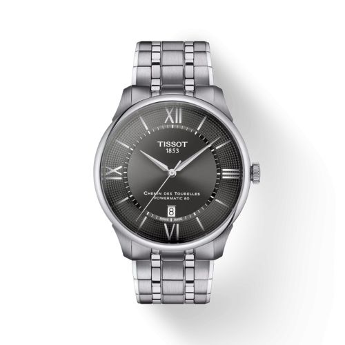 Tissot Chemin Des Tourelles Powermatic 80 42 Stainless Steel / Silver / Bracelet
