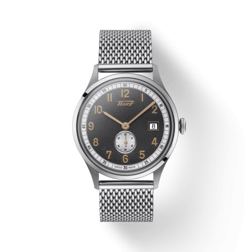 Tissot Heritage 1938 Small Second Stainless Steel / Black / Milanese