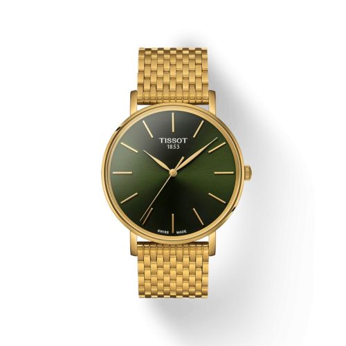 Tissot Everytime 40 Yellow Gold / Green / Bracelet