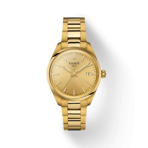Tissot PR 100 34 Yellow Gold / Champagne / Bracelet