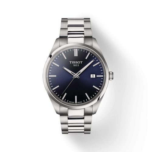 Tissot PR 100 Quartz 40 Stainless Steel / Blue / Bracelet