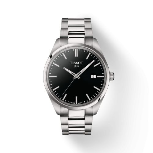 Tissot PR 100 Quartz 40 Stainless Steel / Black / Bracelet