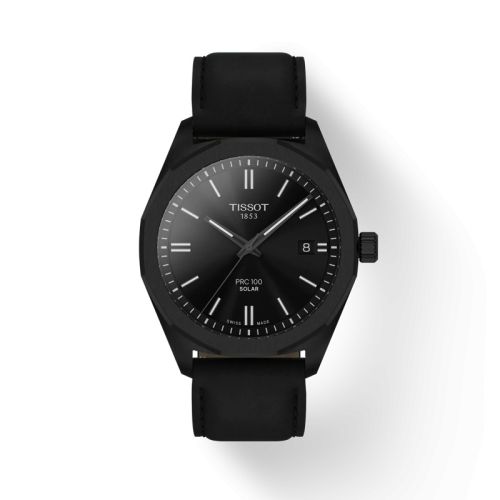Tissot PRC 100 Solar Quartz 39 PVD / Black