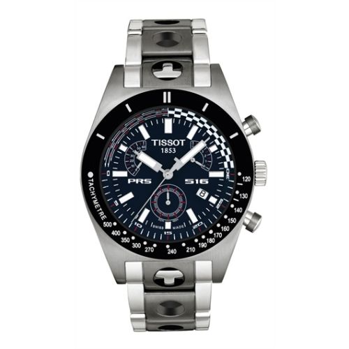 Tissot PRS 516 Quartz Chronograph 40 Stainless Steel / Black / Bracelet